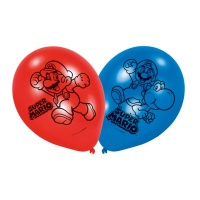 Ballons Super Mario de 22,8 cm - 6 unités