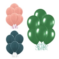 Ballons en latex de 30 cm métallisés - Sempertex - 12 unités