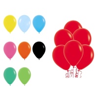 Ballons en latex de 22,5 cm solides - Sempertex - 50 unités