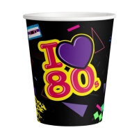 Verres 80's 250ml - 8 pcs.