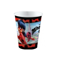 Gobelets de Ladybug Miraculous de 250 ml - 8 unités