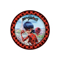 Assiettes Ladybug Miraculous de 23 cm - 8 unités