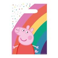 Sachets en papier Peppa Pig Party - 8 unités