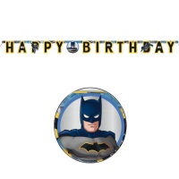 Guirlande Joyeux Anniversaire de Batman - 1,75 m