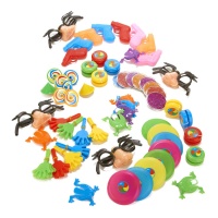 Babiole assorties pour pinatas - 64 unités