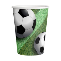 Gobelets de football de 250 ml - 8 unités