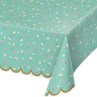 Nappe de l'heure du thé de 1,37 x 2,59 m