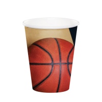 Gobelets de Basketball de 250 ml - 8 unités