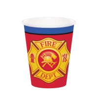 Gobelets de Pompiers de 250 ml - 8 unités