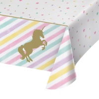 Nappe de Licorne dorée - 1,37 x 2,59 m