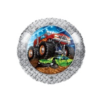 Ballon rond de Monster Trucks de 45 cm - Creative Converting