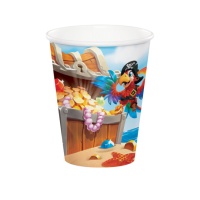 Gobelets de Bateau Pirate de 250 ml - 8 unités