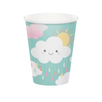 Verres Clouds Party de 250 ml - 8 unités