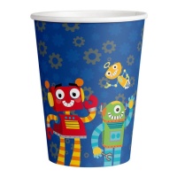 Gobelets de Robots de 250 ml - 8 unités