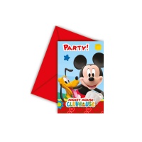 Invitations de Mickey Mouse - 6 unités