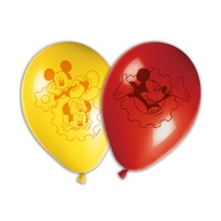 Ballons en latex de Mickey - Procos - 8 unités