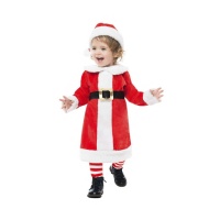 Costume de Mère Noël élégant pour bébé fille