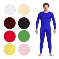 Maillot multicolore pour homme en spandex