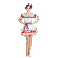 Costume de mexicaine classique court pour femme