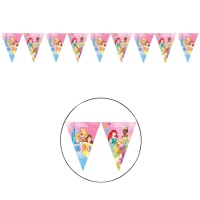 Guirlande des Princesses Disney rose - 2,3 m