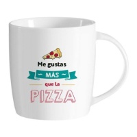 Tasse de 350 ml Vous me plaisez plus que la pizza