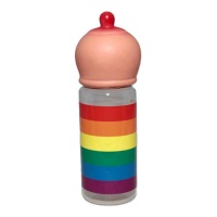 Biberón à tétine Gay Pride de 360 ml