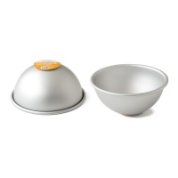 Moule demi-sphère en aluminium de 15 cm - Decora - 1 unité