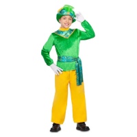 Costume de page royal vert pour enfant