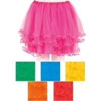 Jupe en tulle avec couches et volants pour enfant