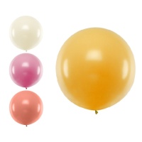 Ballon géant en latex métallisé de 1 m - PartyDeco - 1 unité