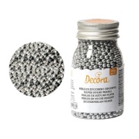 Perles d'argent moyennes de 100 g - Decora