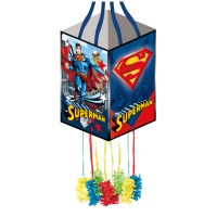 Piñata carrée de Superman - 34 x 20 cm