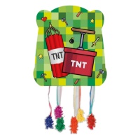 Piñata de fête TNT de 28,5 x 31 cm