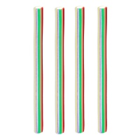 Réglisse multicolore fourrée - Fini crayons arc-en-ciel - 90 gr