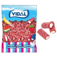 Réglisse rouge à la fraise fourrée de pica pica en morceaux - Dulcipica Boutique Vidal - 1 kg