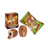 Chewing-gums tonneau fourrés saveur mojito - emballage individuel - Fini Pirate Barrels - 200 unités