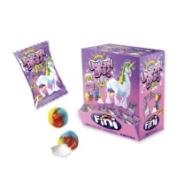 Bonbons de licorne fourrés avec pétillant - emballage individuel - Fini boules de licorne - 200 unités