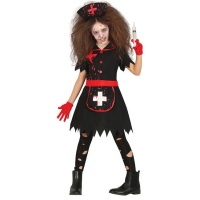 Costume d'infirmière sombre pour enfant