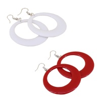 Boucles d'oreilles rondes de flamenca pour enfants