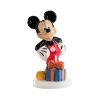 Bougie de Mickey Mouse avec cadeau de 8 cm - 1 unité