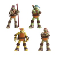 Figurine pour gâteau des Tortues Ninja de 8 cm - 1 unité