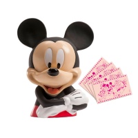 Tirelire de Mickey Mouse avec feuilles comestibles