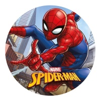 Gaufrette comestible de Spiderman - 20 cm