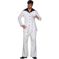 Déguisement disco blanc pour homme