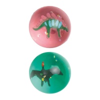 Ballons de dinosaure de 4,5 cm assortis - 2 unités