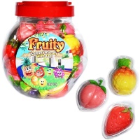 Bonbons gélatineux en forme de fruits de 18 g - 30 unités