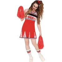 Déguisement de pom-pom girl zombie pour jeune