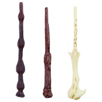 Figurines en sucre des baguettes de Harry Potter - PME - 3 unités