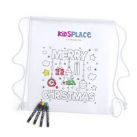 Sac à dos de coloriage Joyeux Noël - 1 pièce