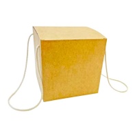 Boîte de 18,5 x 18,5 x 18,5 cm pour panettone kraft